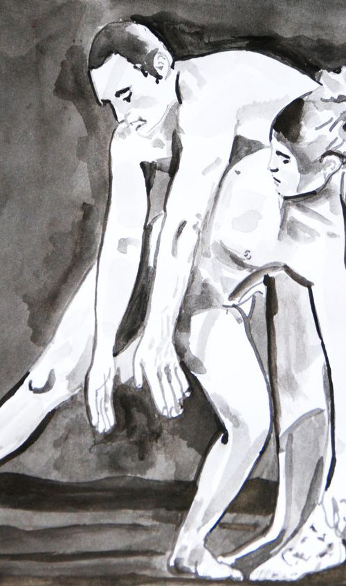 Contemporary dance III / 42 x 29.7 cm by Alexandra Djokic