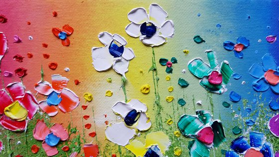 "Rainbow of Destiny & Flowers in Love"