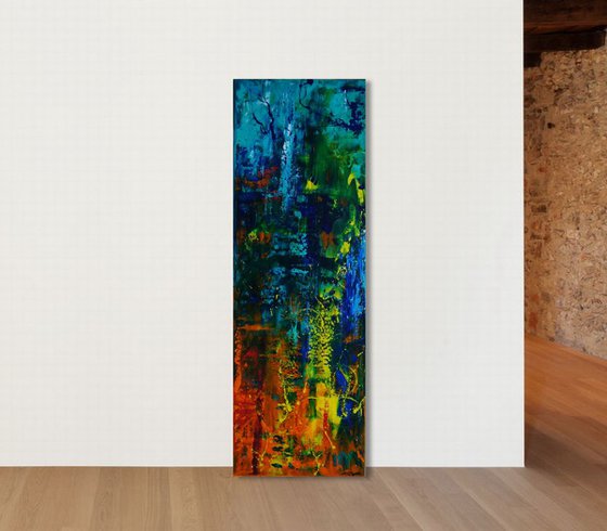 Carnival II (40 x 120 cm) (16 x 48 inches) XL vertical