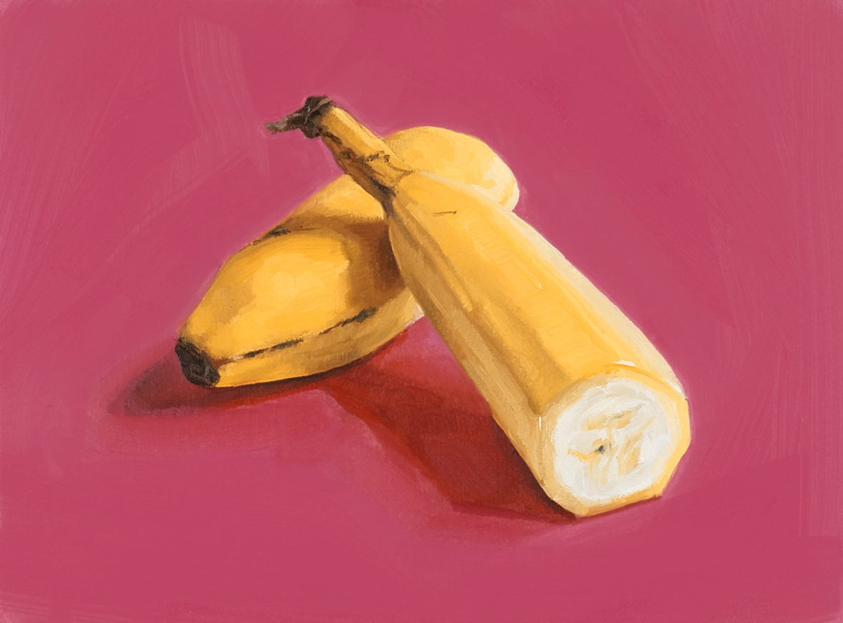 Two Pieces of Banana by Louis Savage