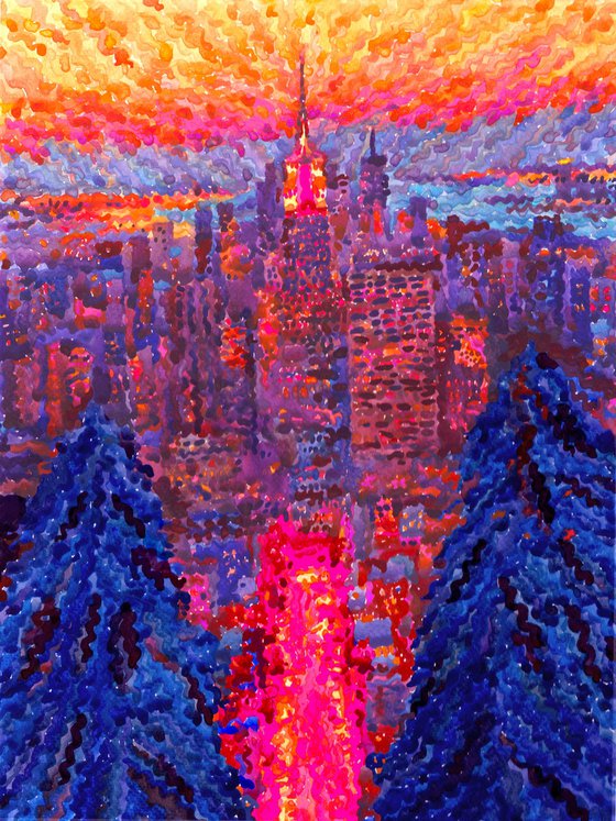 Winter Evening in New York City