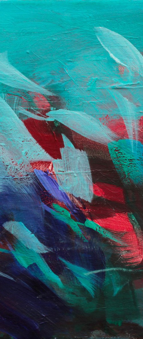 Into the blue V by Ute Laum