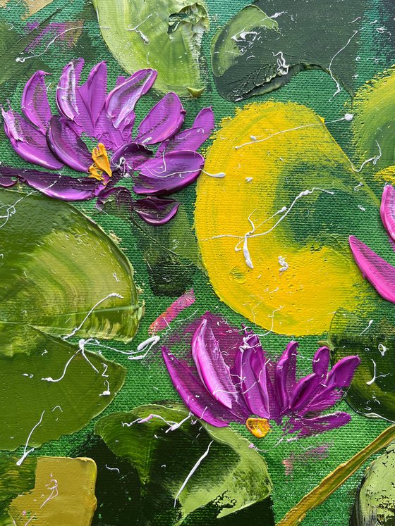 Water Lily Painting