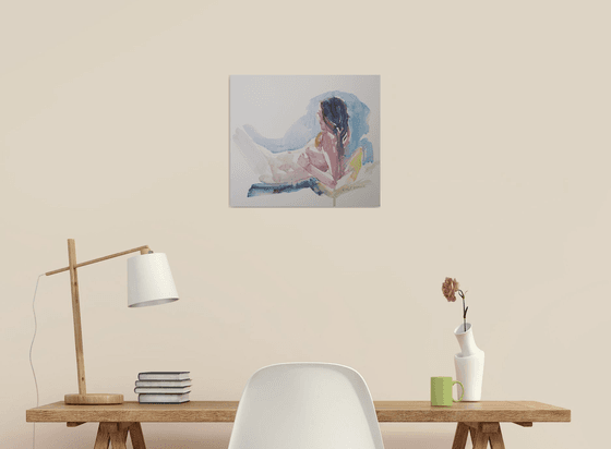 reclining female nude