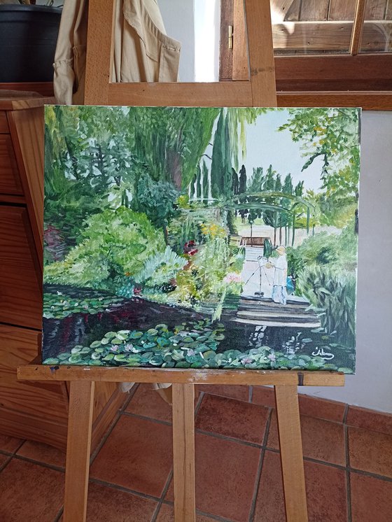 In the garden