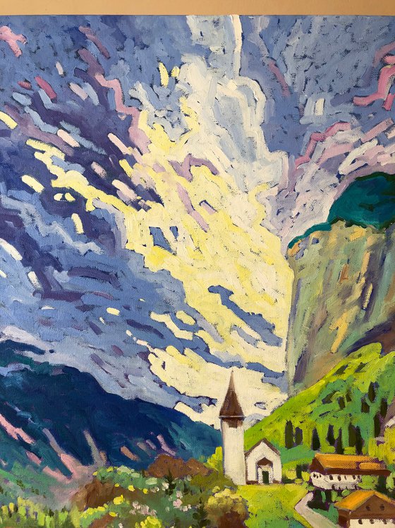 Lauterbrunnen. Zwitzerland 100-80cm