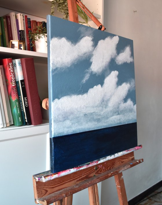 Clouds seascape