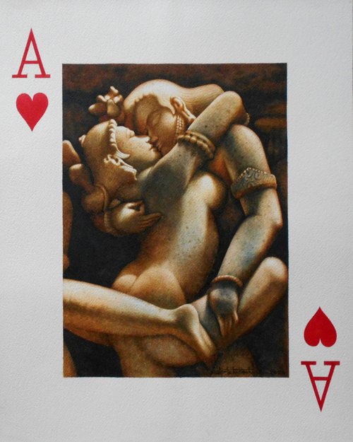 a lovely play card by Sudipta Karmakar