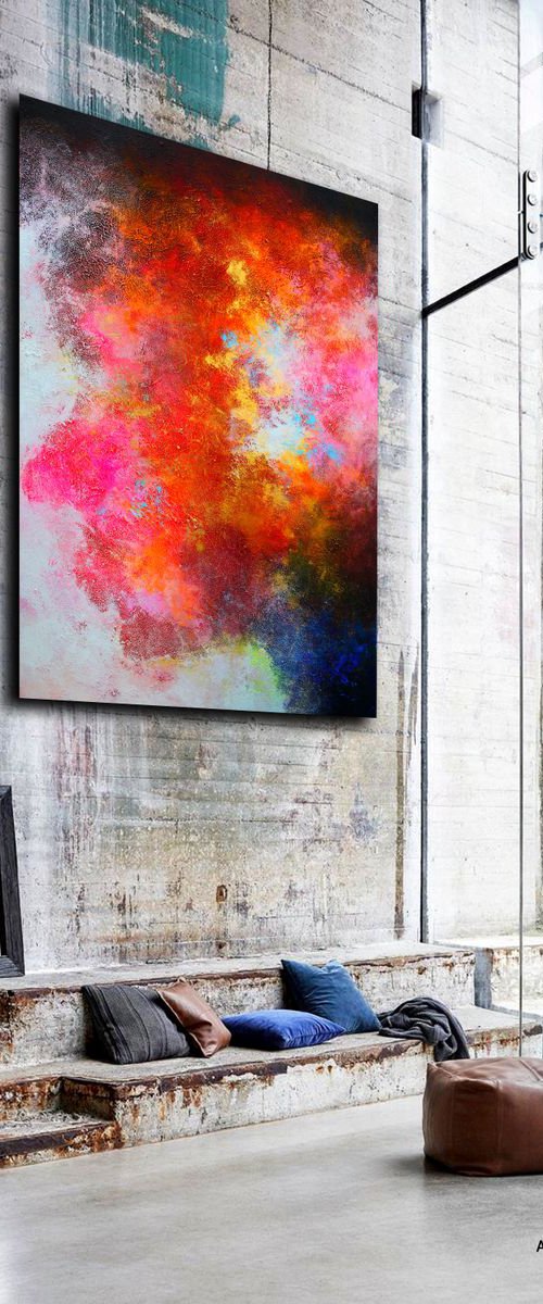 180x120cm. / Large Abstract Painting / Alex Senchenko © 2019 / PRIMA by Alex Senchenko