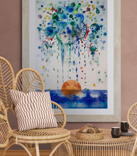 Geoflora di un' alba vegetale