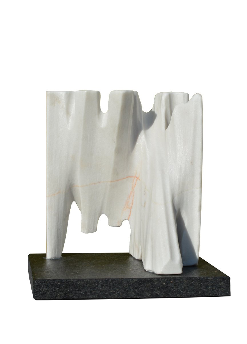 Impressionistic Animal Stone Sculpture By Ognyan Chitakov, 7 X 8", "Borneo Elephant", Original Artwork