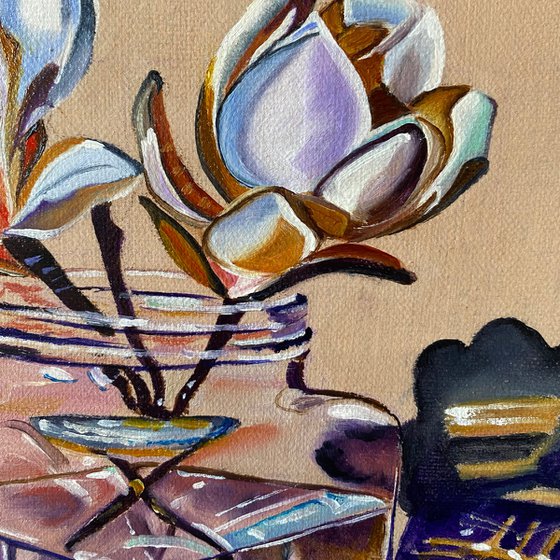 Magnolias in Glass