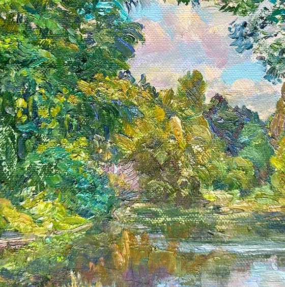 Summer River Reflections