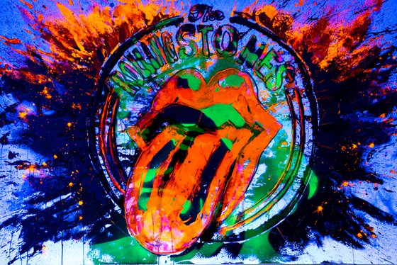 Rolling Stones Mick Jacker (framed)