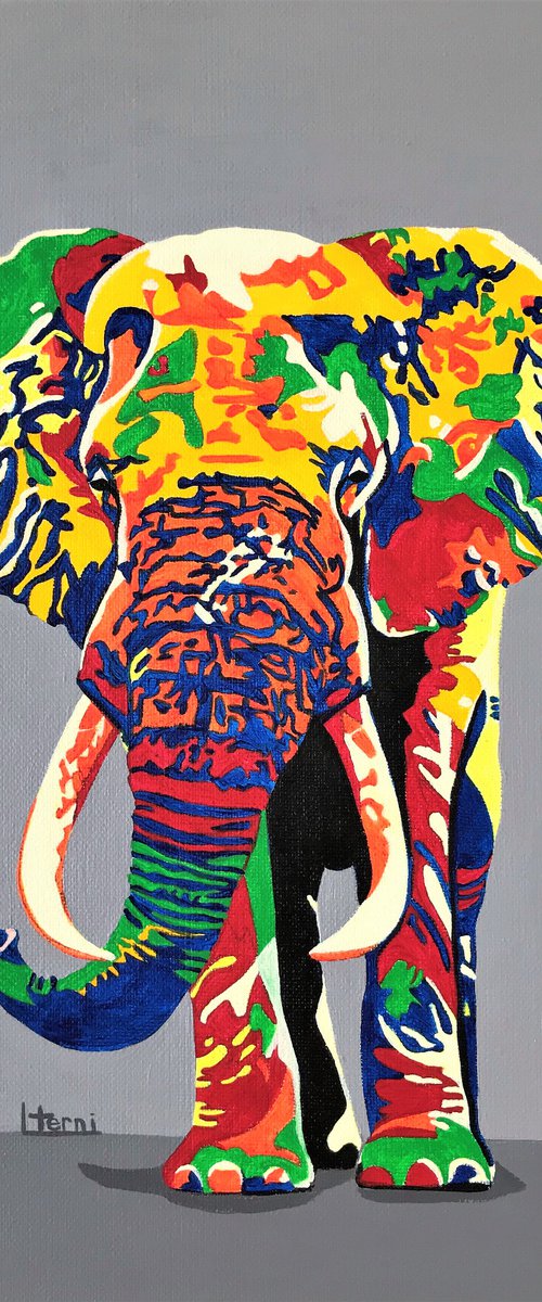 Majestic Elephant #8 by Lucyanne Terni