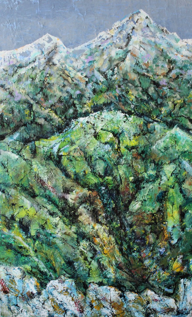  Imaginary Landscape 1: Chasm By Graham R Mclachlan, 35 X 57, Artwork For Sale On Artfinder