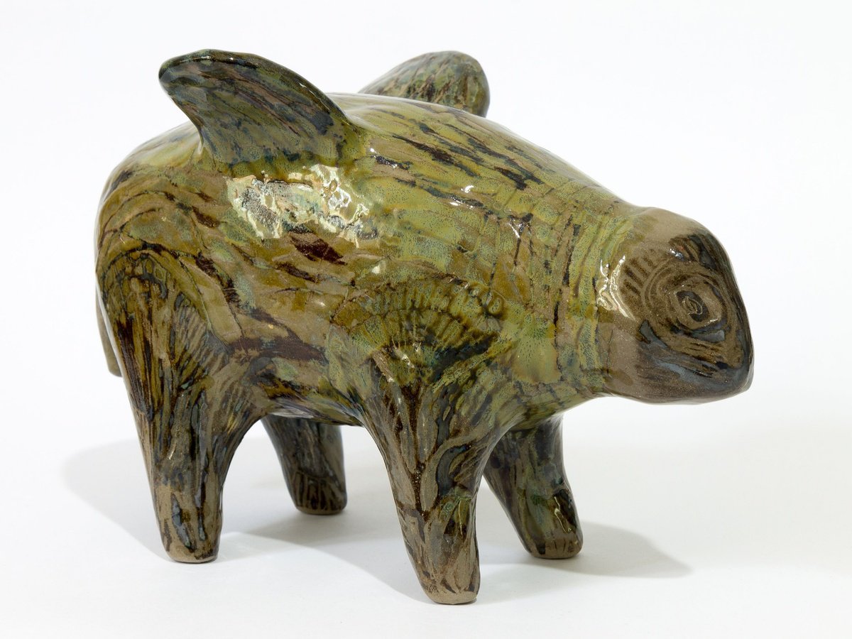 Clay Sculpture , Beast By Yuliia Dunaieva, 8 X 6, Artwork For Sale On Artfinder