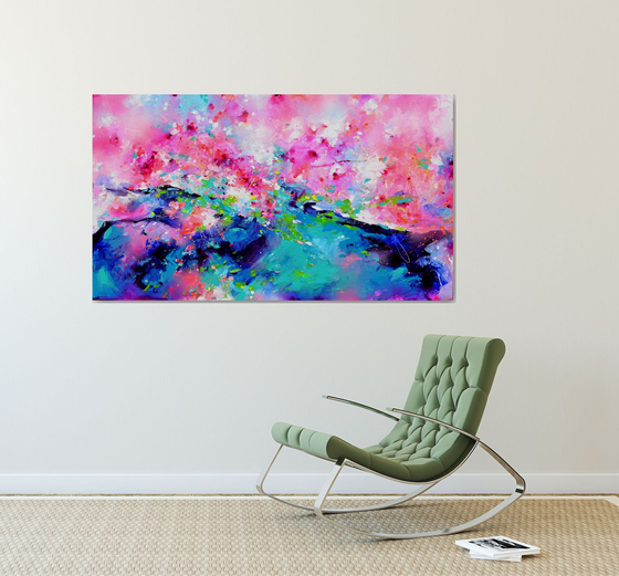 Fresh Moods 91 - Large Abstract Colourful Painting