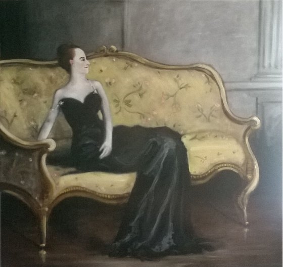 Madame Pierre Gautreau waiting for John Singer Sargent