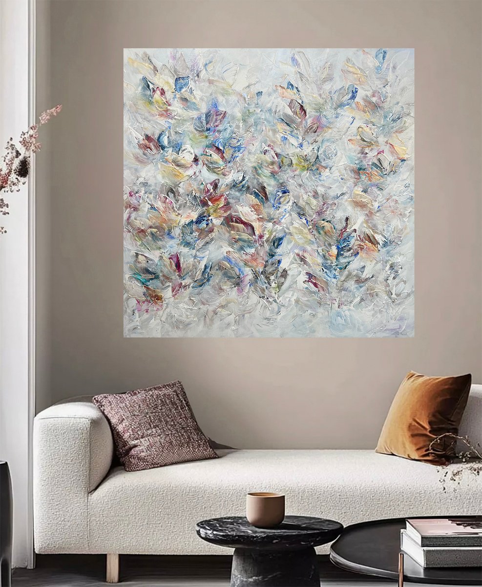 Serene Life By Ve Boisvert, 36 X 36, Artwork For Sale On Artfinder