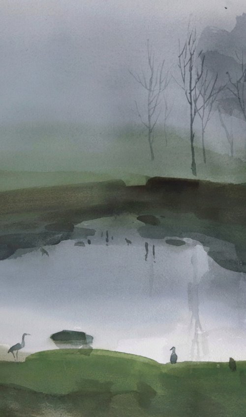 Misty morning impression by Prashant Prabhu