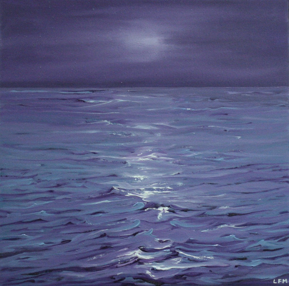 Purple Moonlight by Linda Monk