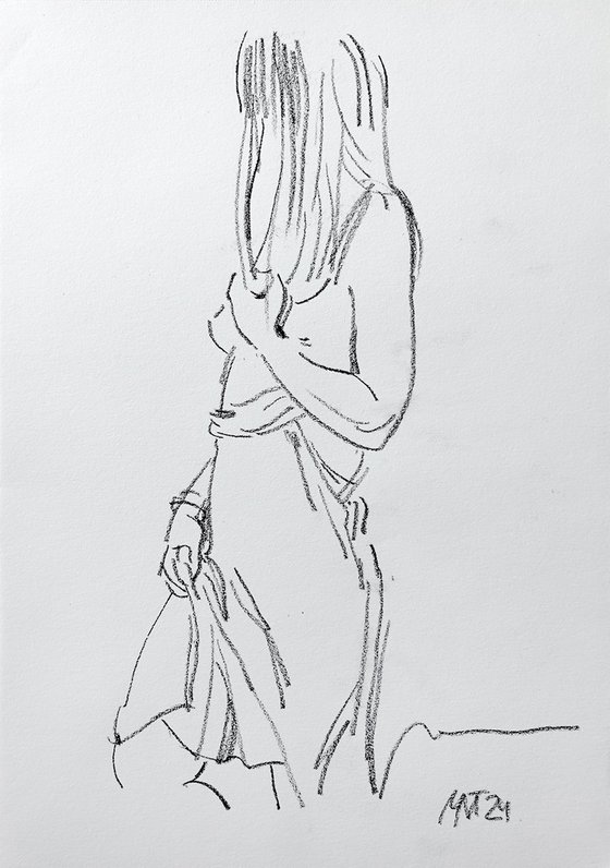 Sketch of a girl 1