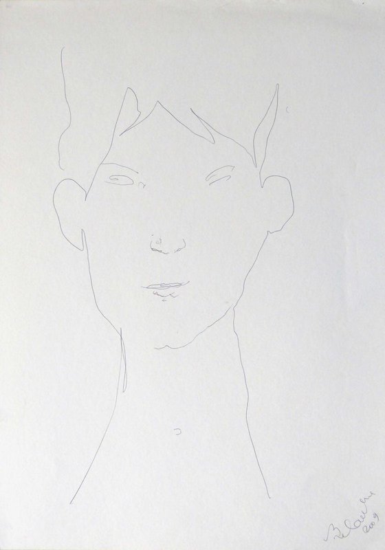 Airy portrait, 29x41 cm