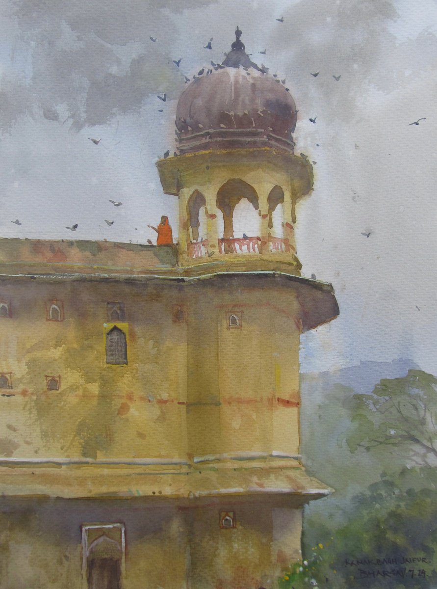 Rainy day in Jaipur by Bhargavkumar Kulkarni