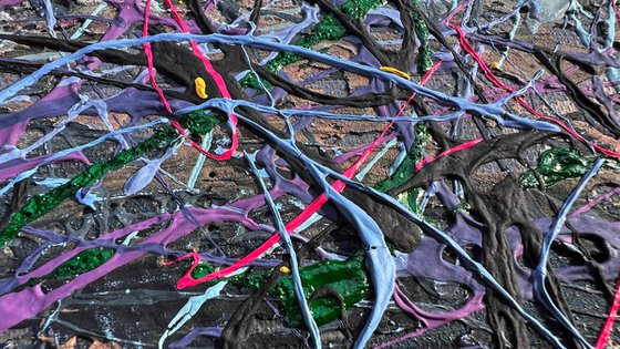 Velvet sunrise - diptych, framed