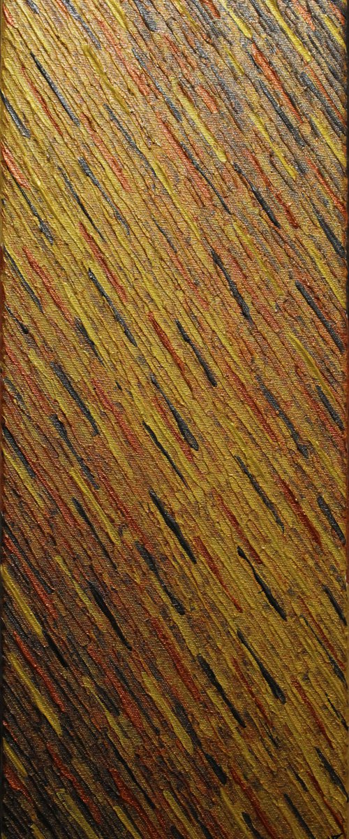 Iridescent gray copper gold knife texture by Jonathan Pradillon