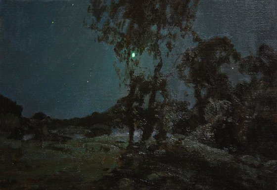 Clear night 32x46 cm