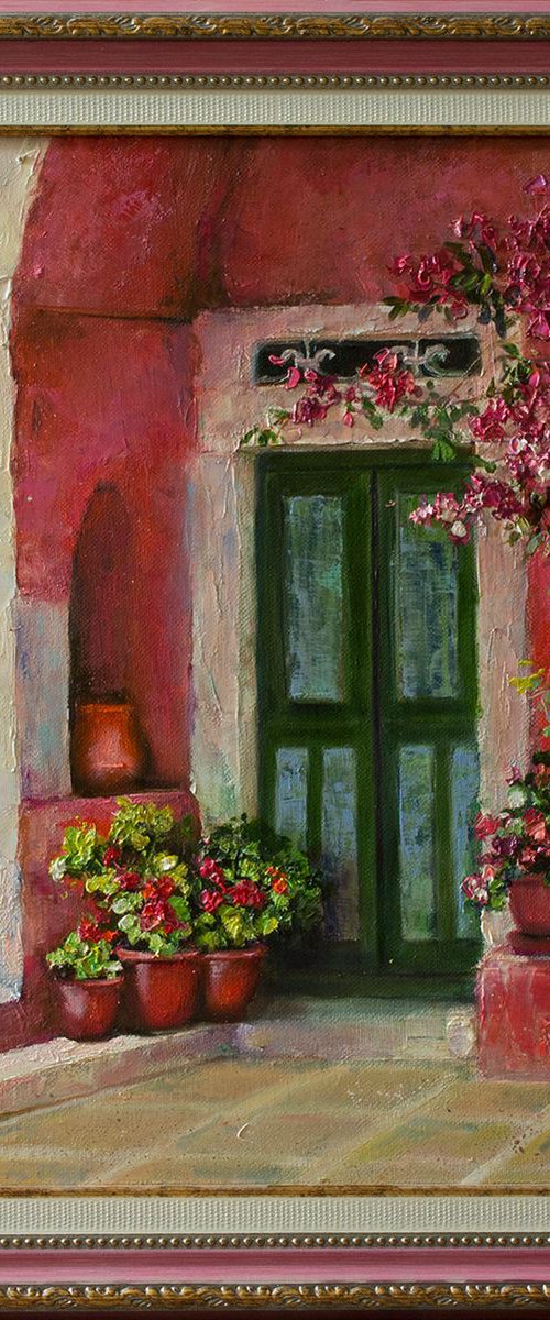 Pink courtyard by Anna Bessonova (Kotelnik)