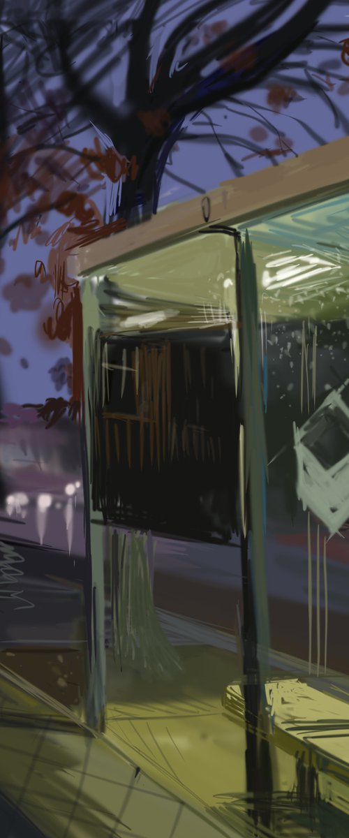 Berlin bus stop by Hannah Barlag