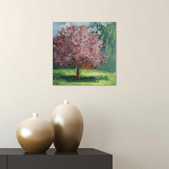 Landscape "Sunny tree"