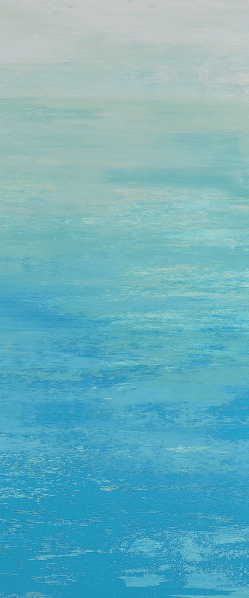 Water's Edge - Modern Abstract Seascape by Suzanne Vaughan