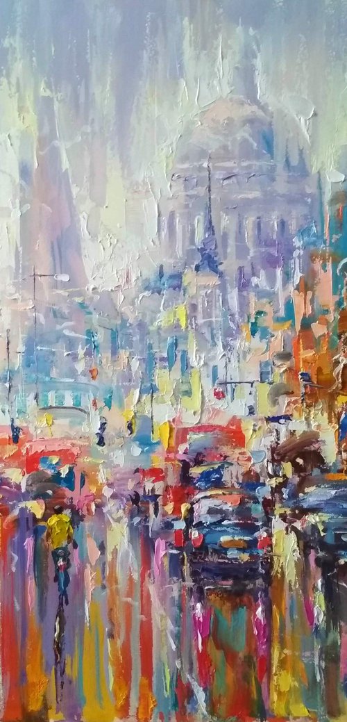 Abstract cityscape (London)01 by Andrej  Ostapchuk