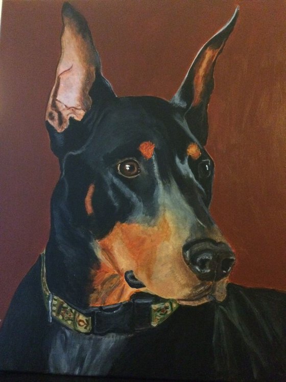 MIA - DOBERMAN (Commissioned Pet Portrait)