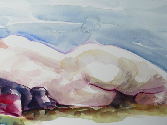 reclining female nude