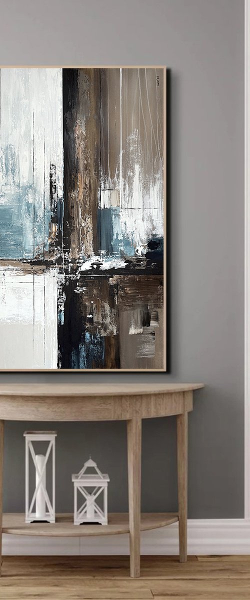 Crossing Light Fields. blue indigo by Tatiana Malinovscaia
