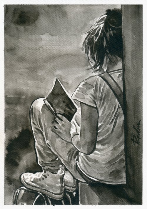 "Travel with a book" by Tashe