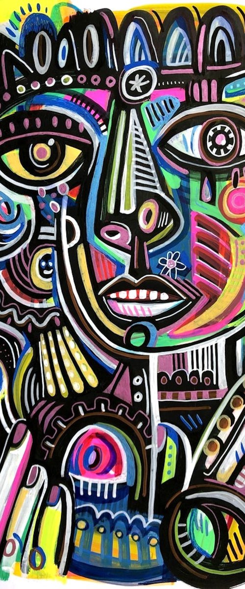 ABSTRACT FACE by DARIA KUSTO