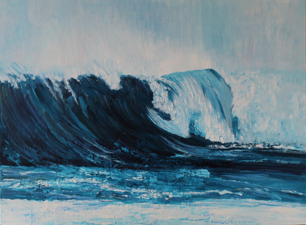 Atlantic Blue Wave by Therese O’Keeffe