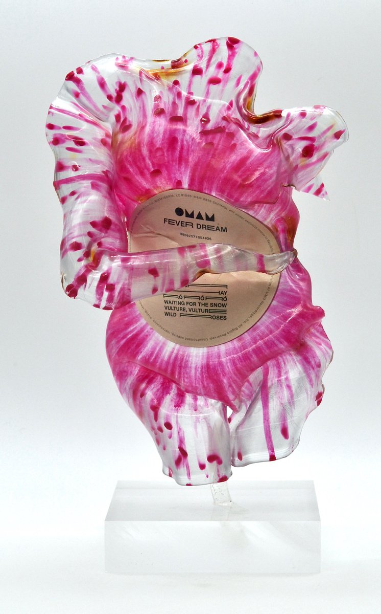 Vinyl Music Record Sculpture - Venus, From Blood and Foam by Seona Mason