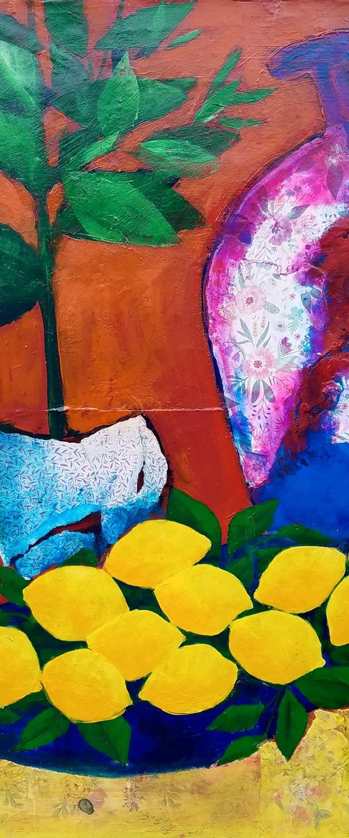 Lemon Tree Harvest by Kevin Blake