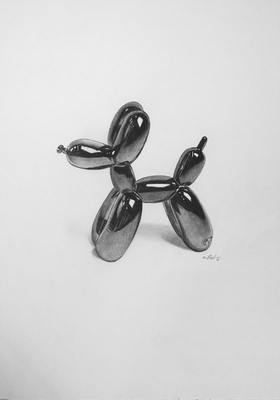 Graphite balloon dog