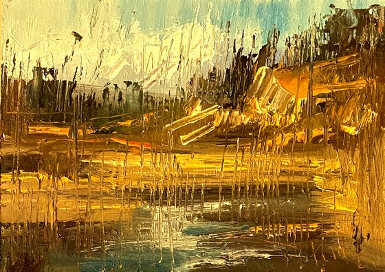 Sunset Wilderness OC, AC Abstract #8