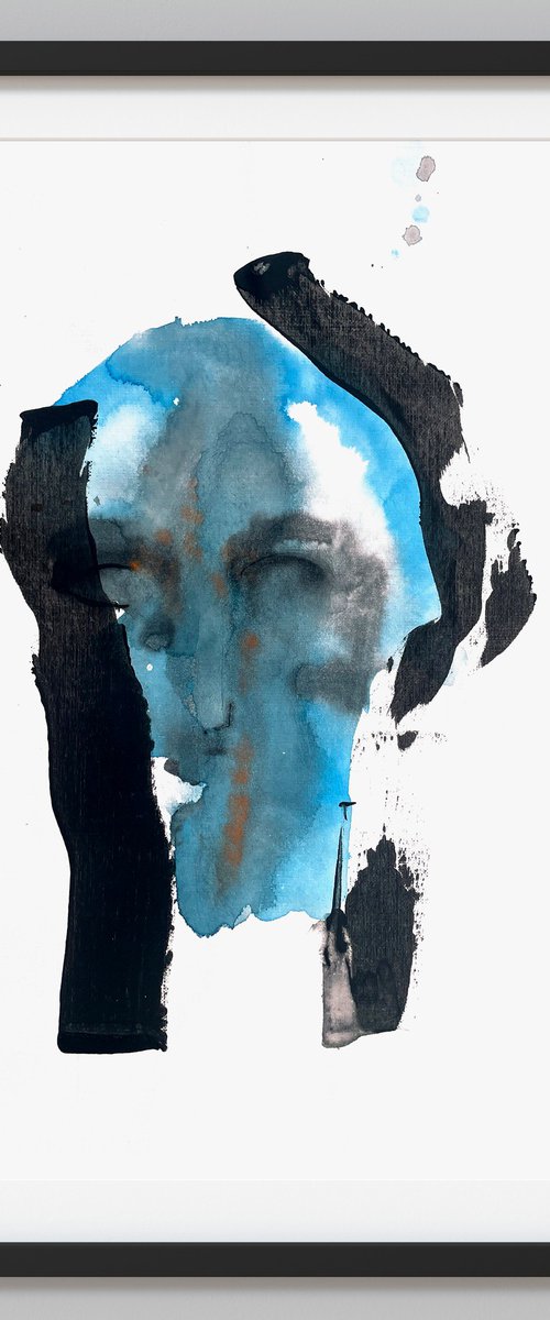 Man Portrait by Makarova Abstract Art