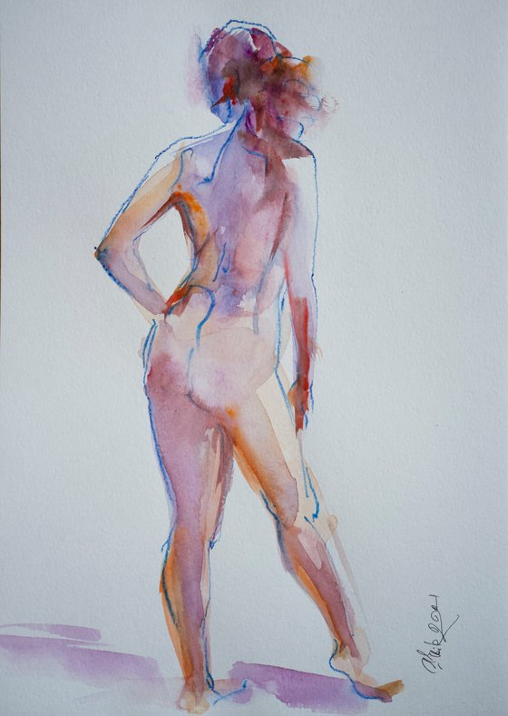 NUDE.09 20211006 "Naked back of a woman"