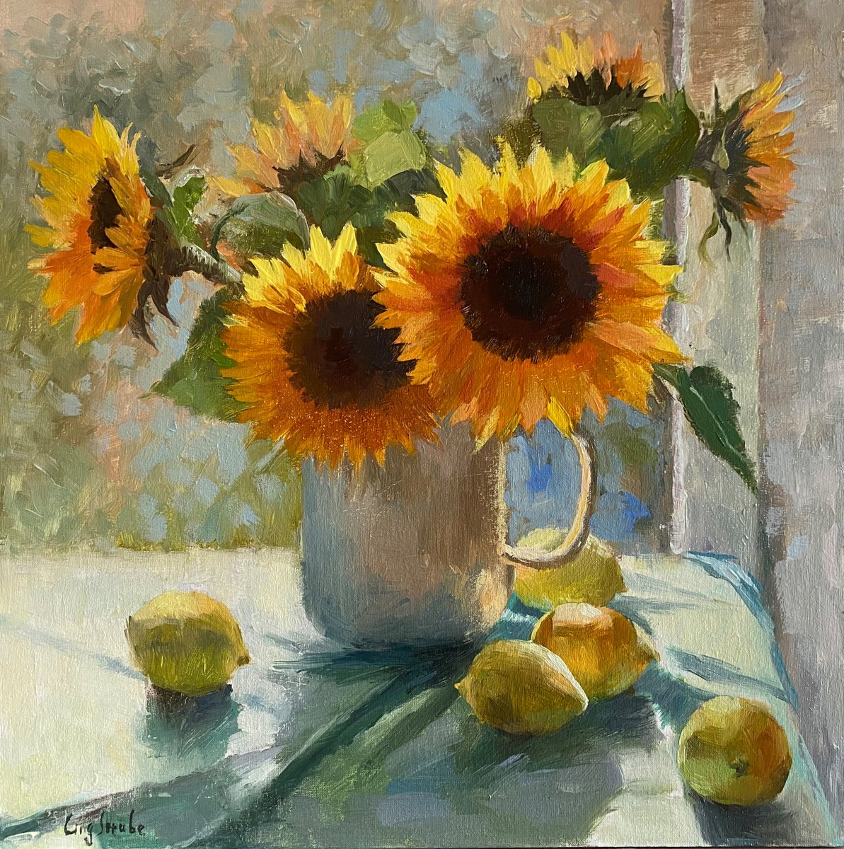 Sunflower Bouquet #3 by Ling Strube